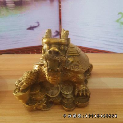 公园招财龙龟铜雕