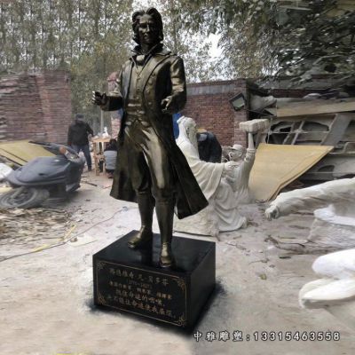 铜雕广场音乐家贝多芬