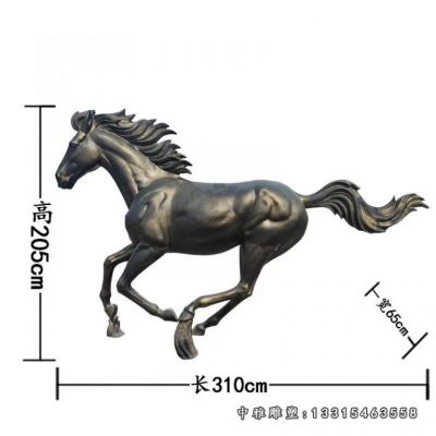 户外铜雕奔马雕塑