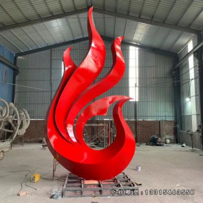 烤漆不锈钢凤凰雕塑