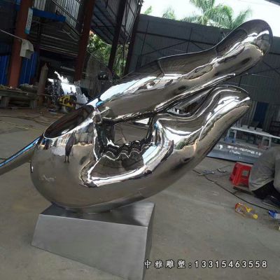 抽象人物不锈钢雕像