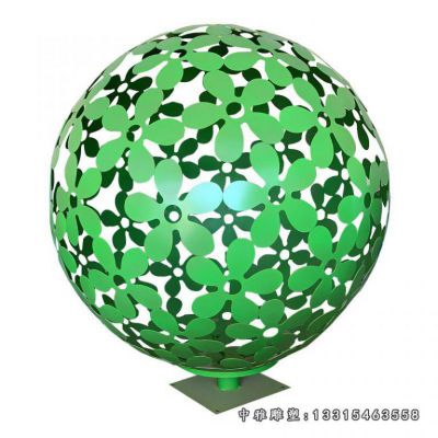 圆球造型不锈钢雕塑