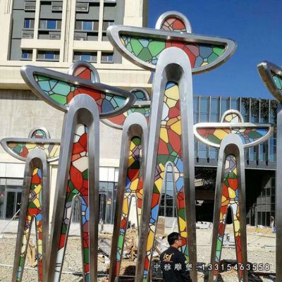 不锈钢公园风筝雕塑