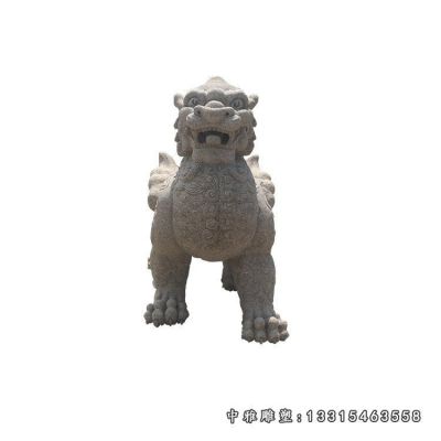 小型石雕动物貔貅