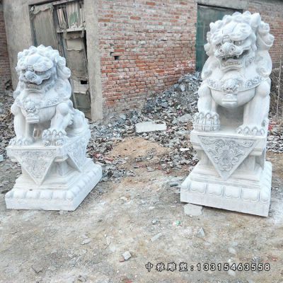 公园石雕狮子雕塑