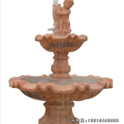 石雕花园喷泉景观