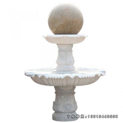 景观石雕风水球