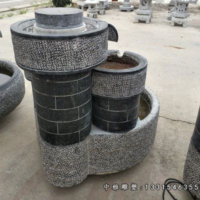 庭院石雕流水池