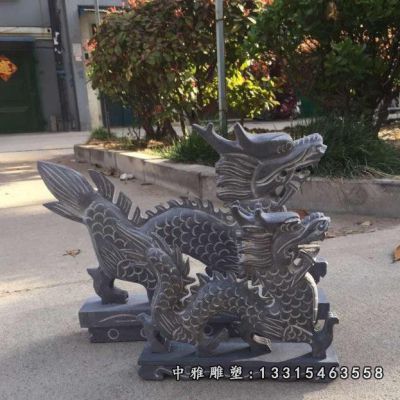 广场石雕龙摆件