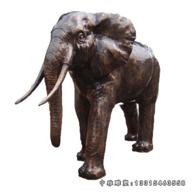 动物大象铜雕