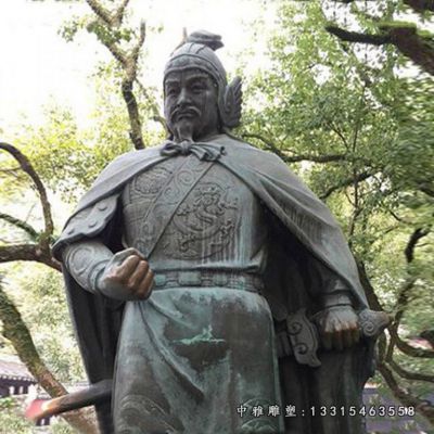 铜雕名将郑成功