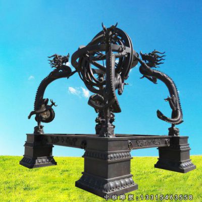 铜雕广场浑天仪