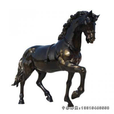 铜雕十二生肖马