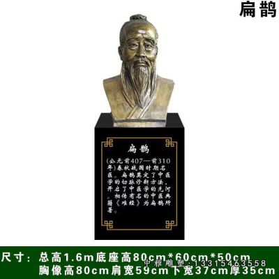 铜雕神医扁鹊