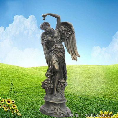 铜雕广场天使
