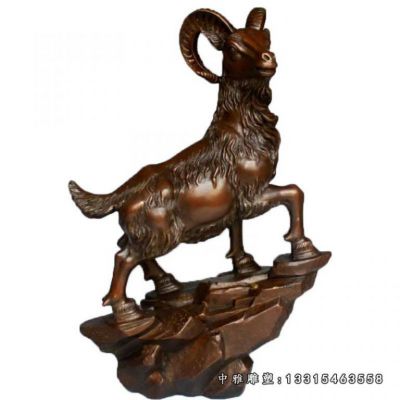 公园铜雕羊雕塑