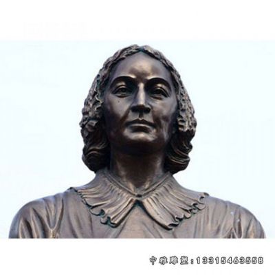 铜雕南丁格尔胸像
