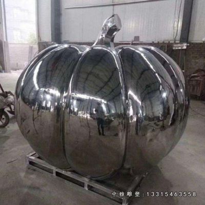 不锈钢南瓜雕塑