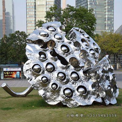 莲蓬不锈钢雕塑