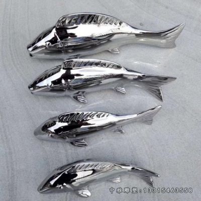小鱼不锈钢雕塑