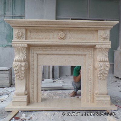 石雕装饰壁炉