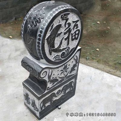 宅门石雕抱鼓石