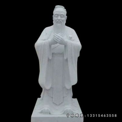 石雕校园先师孔子雕塑