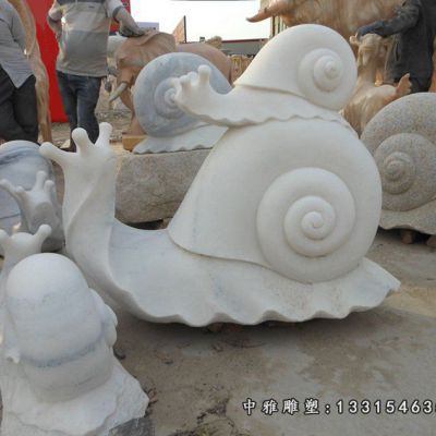 小型石雕蜗牛