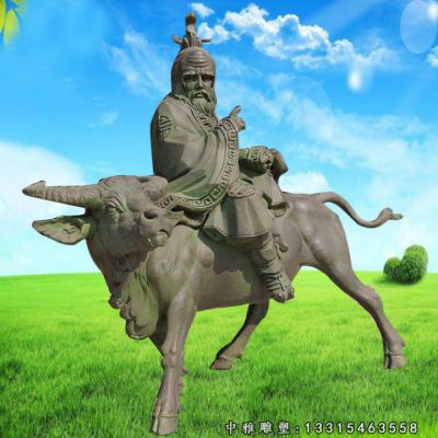 铜雕广场开荒牛