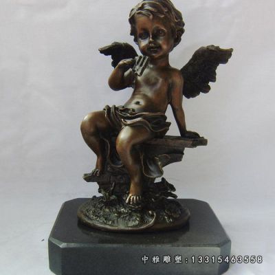 铜雕小型天使