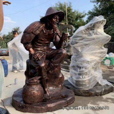 铜雕公园姜太公