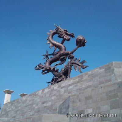 大型龙铜雕雕塑