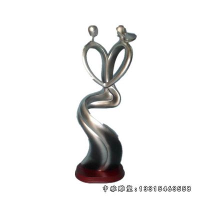 不锈钢情侣人物雕塑