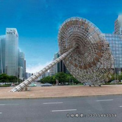 不锈钢大型避雷针雕塑