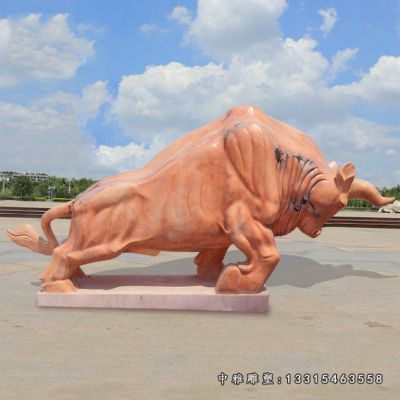 石雕广场牛雕塑