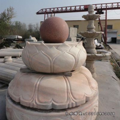 景观石雕风水球雕塑