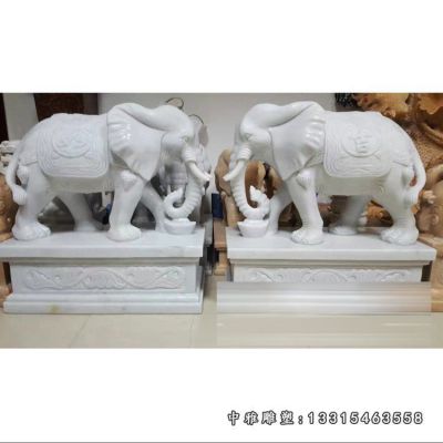 吉祥石雕大象