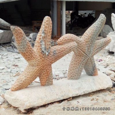 海洋动物海星石雕