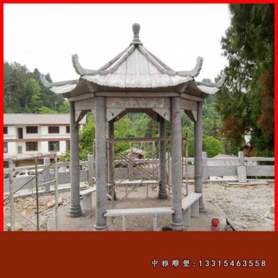 凉亭景观石雕