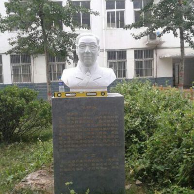 数学家华罗庚石雕