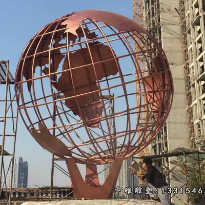 地球仪铜雕雕塑