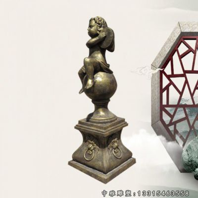 西方铜雕小天使