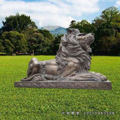 动物狮子铜雕