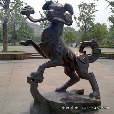 铜雕公园十二生肖雕塑