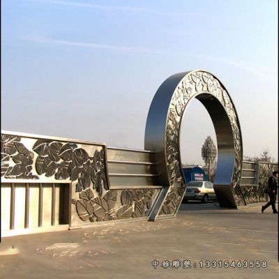 拱门不锈钢雕塑