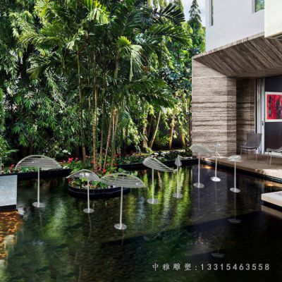 鱼群不锈钢摆件