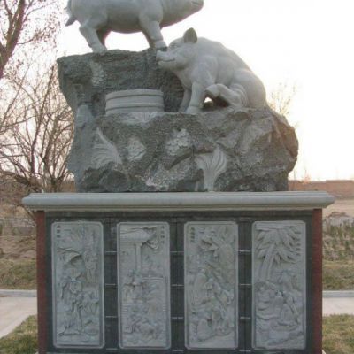 石雕广场十二生肖