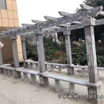 花园长廊石雕雕塑