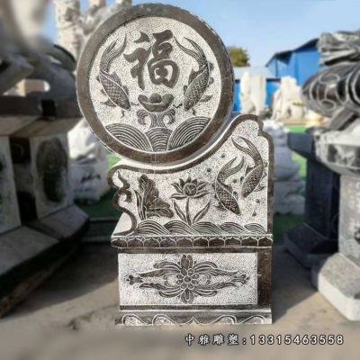 仿古石雕抱鼓石雕塑