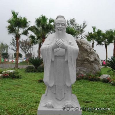 校园名人石雕孔子